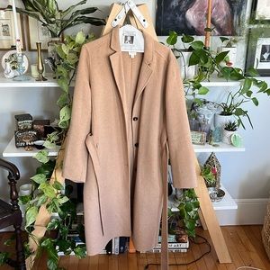 GAP | size medium beige felt trench coat